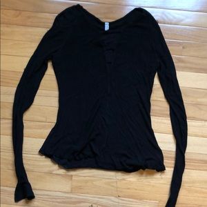 Free People Black Top